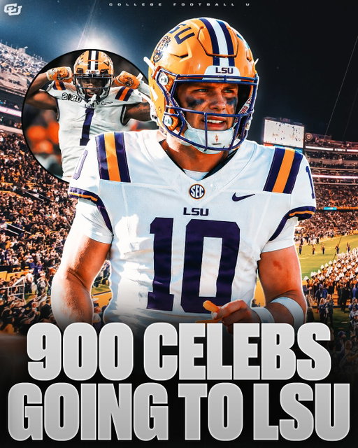 WILD: LSU vs. Clemson on Saturday is the most celebrity & media-credentialed game in Tiger Stadium HISTORY🐯🏟️

Over 900 credentials have been issued for the game.

The visit will mark the show’s 500th road appearance, its 15th trip to LSU’s campus and its first time back in Baton Rouge since 2024.

The national spotlight was already firmly on LSU with Lane Kiffin set to make his Tigers debut, but the attention surrounding the matchup has continued to build.

Its going to be a WILD scene in Death Valley on Saturday 🔥

Thoughts? ⬇️
