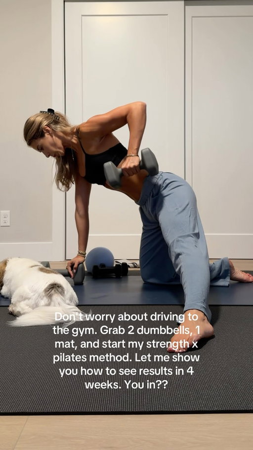 There is so much power in showing up and doing something especially when you don’t feel like it. My at home workouts taught me that years ago. Walking into a room, grabbing my dumbbells, moving my body, and choosing to chase strong transformed my entire life. It became something I could do for myself every day that made me feel like the strongest, most confident version of me.

There’s an extra level of self discipline that comes from deciding you’re going to find the time and make it happen. Make the time. Press play. Keep showing up. 🔗 in my bio to train with my strength x pilates plan! 

#fitnessmotivation #workoutmotivation #fitness #pilates #homeworkout