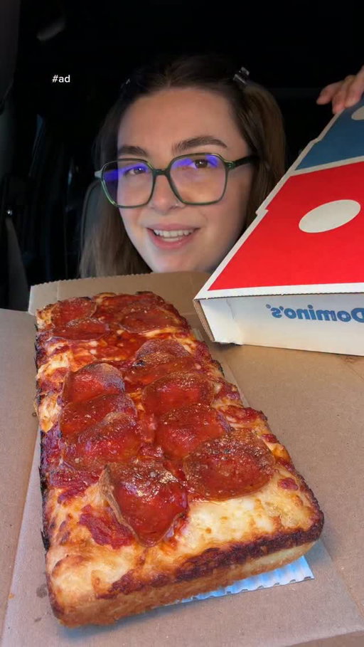 #ad Domino’s you did your BIG one.. The new Domino™ is truly perfection, a must try 👌 @dominos #DominosCreatorCollective