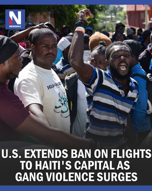 HAITI TRAVEL BAN: The U.S. Federal Aviation Administration has extended a ban on U.S. flights to Haiti's capital until March as gang violence persists. ⁣
⁣
The ban means that commercial operators and U.S. registered civilian aircraft can't fly below 10,000 feet in Port-au-Prince and nearby areas, including parts of central Haiti.⁣
⁣
The FAA first halted such flights in November 2025 after gunmen shot at a Spirit Airlines flight as it was landing at Port-au-Prince's Toussaint Louverture International Airport. A flight attendant received minor injuries and other commercial planes on the ground were hit.⁣
⁣
For more info on this story, please visit the link in our bio or Newsmax.com.