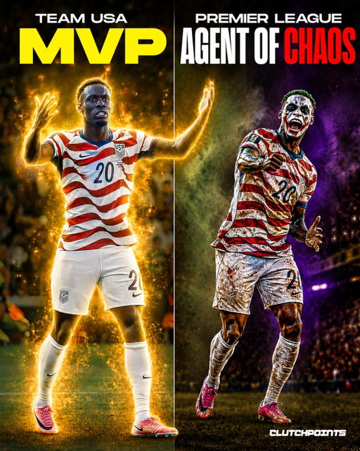 Folarin Balogun orchestrated absolute madness across Deadline Day ⚽️🇺🇸

After starring as the USMNT star player and drawing massive interest across Europe, the dynamic striker turned the Premier League transfer window into total chaos.

A proposed £40M move to Everton hit medical complications, prompting the Toffees to scramble for Joshua Zirkzee before returning to renegotiate terms with Monaco.

That delay briefly opened the door for Monaco to agree on a €55M sale of Lamine Camara to Chelsea, only for Monaco to pull out of the Blues deal once Everton revived the Balogun transfer.

Just after midnight with a deal sheet submitted, Balogun pulled the plug, rejecting Everton at the last second and leaving both Premier League clubs completely empty-handed.

Chelsea not being able to replace Man City bound Enzo Fernandez will, of course, give Arsenal fans the ultimate satisfaction of knowing that both Balogun would rather stay in France than wear Everton blue and their rival will be weaker this coming season.

Meanwhile, Balogun proved the old saying: Once a Gunner, always a secret agent. 🎯✨