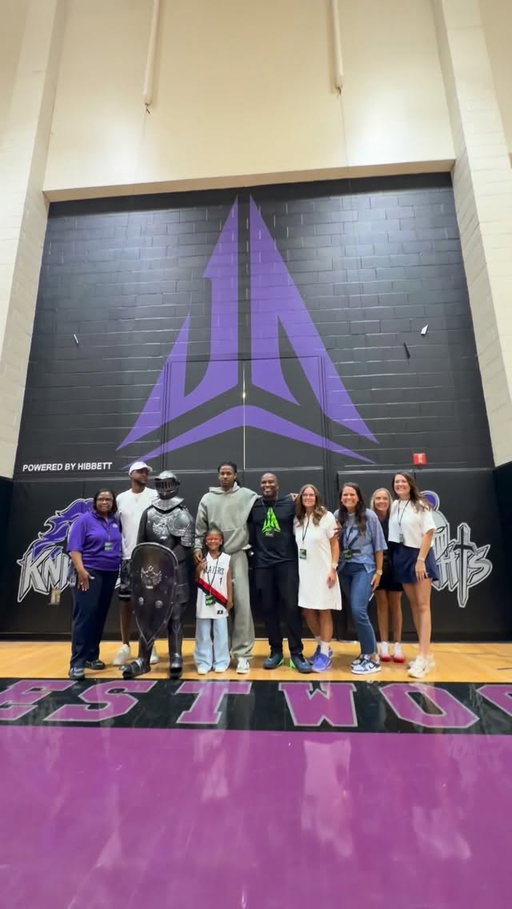 Ja comes home.

Last weekend, Ja Morant returned to his roots in Dalzell and Sumter, South Carolina and was welcomed back with the support with Nike and Hibbett.

He surprised the students of his alma mater at a pep rally where it was later announced that Crestwood High is the latest school to be part of Hibbett’s First String Program which provides $50,000 for the boys and girls basketball programs, scholarships, and other employment opportunities at Hibbett HQ.

The Hibbett in Sumter was graced with an early launch of the Nike Ja 4 “Dark Mode” and Ja Twelve Time ahead of the global release.

Following the release, the Morant family hosted the community for a backyard BBQ and the first run on a new full court by Nike and Hibbett that replaced the court that was the teaching ground of an NBA All-Star.

The shoes drop everywhere this month. But the court, the scholarships, and the logo on that gym wall? Those stay in Sumter forever.

That’s a homecoming.