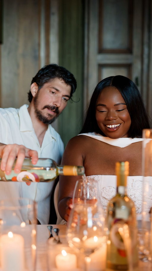 Did you see the look? The look he gives me gets me every time 🥹✨🤍 

#mixedcouple #explorepage✨ #couplesgoals #interracial #wedding