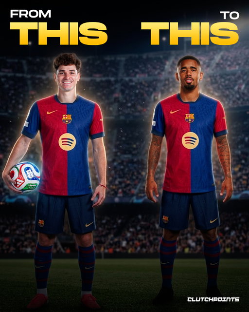 Barcelona’s Julián Álvarez Plan ends with Gabriel Jesus 🫣

After failing to sign Julián Álvarez, Barcelona have turned to Arsenal forward Gabriel Jesus, completing a deal worth €14 million and there is no way around it: This is a significant downgrade.

Barcelona wanted one of the most complete forwards in the world in Álvarez. Instead, they end up with Gabriel Jesus, a talented player who has struggled for consistency and fitness in recent seasons.

From Julián Álvarez to Gabriel Jesus for €14M. That’s quite the drop-off 📉