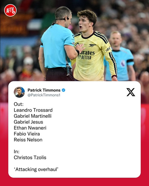 Strengthened our strength and weakened our weakness. What a transfer window! 🙏🔥

Now we literally have to pray for the fitness of Tzolis and Eze - our only left wingers at the club! 💀