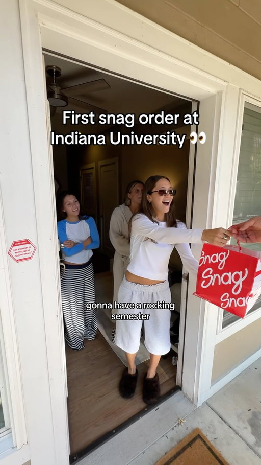@zuke.iu with the first snag order at Indiana University 🔥