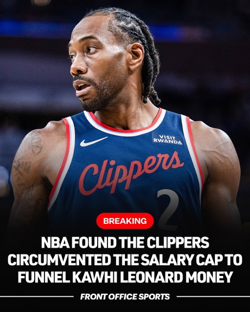The NBA has found that the Clippers circumvented the salary cap to funnel Kawhi Leonard millions of dollars via third parties.

Clippers owner Steve Ballmer has been banned from the league for a year, and the team has been stripped of five first-round picks and fined $30 million. Leonard has been fined $700,000.

Breaking story in our bio.