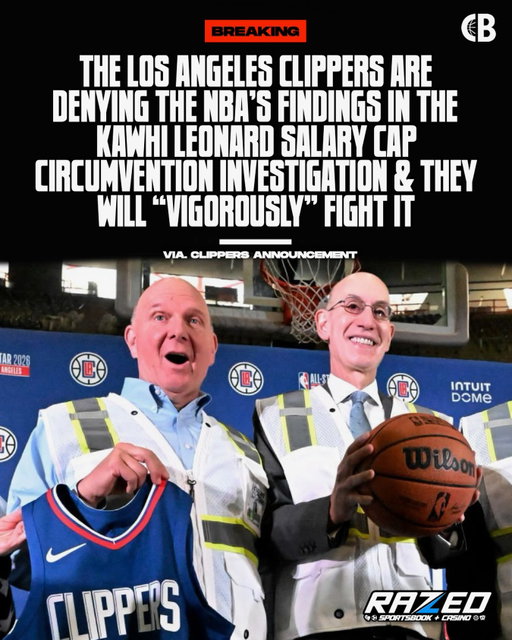 BREAKING: The Los Angeles Clippers are denying the NBA’s findings in the salary cap circumvention investigation and plan to “vigorously” fight it 👀

“We vehemently reject the NBA’s findings, which are the result of a heavily biased investigation seeking to justify a predetermined narrative rather than facts and evidence. What the league told us privately differs from what it announced today publicly, and they have not held themselves close to the standard Commissioner Silver set at the start of this investigation to ensure it’s fairness and accuracy. For the past year, we cooperated fully and in good faith and we will now fight just as hard to demonstrate our innocence. We intend to vigorously challenge these findings and penalties through every avenue available to us and look forward to an ethical and impartial arbitration process.”

▪️Clippers forfeits FIVE first-round draft picks: 2029-2033 
▪️Clippers fined $30 million
▪️Steve Ballmer is suspended from all league and team activities for one year
▪️Clippers President of Business Operations Gillian Zucker is suspended without pay for one year
▪️Clippers President of Basketball Operations Lawrence Frank is suspended without pay for six months
▪️Organization and personnel are subject to a compliance and monitoring program overseen by the league office for a period of five years
▪️Leonard must pay the NBA $700,000
▪️Dennis Robertson is banned from conducting business or otherwise engaging with NBA teams and their affiliates on behalf of or with respect to any player, employee, or other league or team personnel for a period of 5 years

Thoughts? 🤔