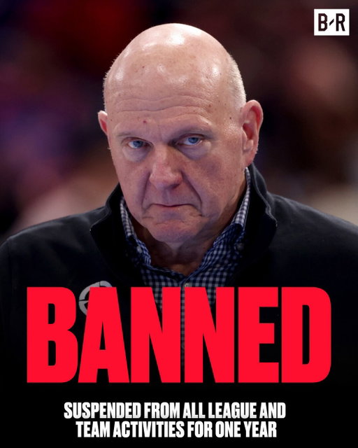 🚨 NBA has banned Clippers owner Steve Ballmer and executive Gillian Zucker from all team activities for 1 year, president Lawrence Frank for 6 months and Dennis “Uncle Dennis” Robertson for 5 years for their roles in salary cap circumvention