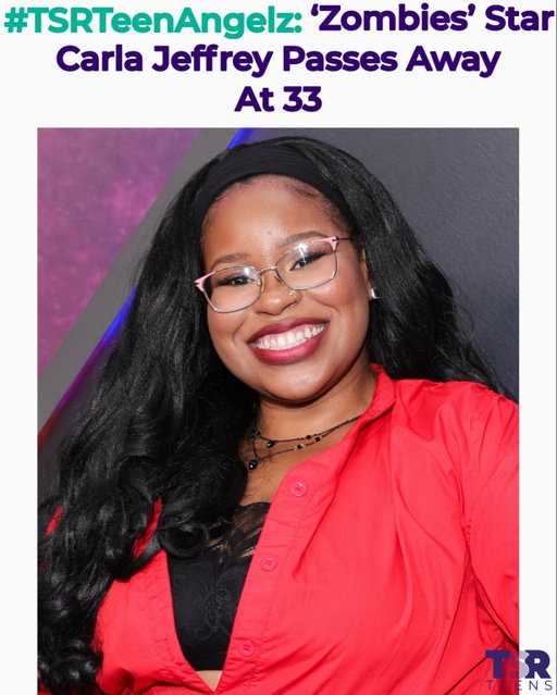 #TSRTeenAngelz: #TeaMates, we are sad to announce the passing of #CarlaJeffery at age 33. 🙏🏽
__________________________________
Alexanders Talent Management announced Carla’s passing on her Instagram account, writing, “It is with profound sadness that we share the passing of our beloved Carla Jeffery, who passed away on September 1, 2026.”

“For more than 20 years, we had the privilege of watching her grow into a beautiful, vibrant, and incredibly talented woman whose radiant smile could light up any room… Rest beautifully, Carla. Your light will never be forgotten.”
__________________________________
Carla was best known for playing ‘Bree’ in Disney’s ‘ZOMBIES’ franchise. She also appeared in iCarly, Shake It Up, and other television projects throughout her career.
__________________________________
TeaMates, let’s keep Carla’s family, friends, and loved ones lifted in prayer during this difficult time. ❤️🙏🏽 (SWIPE) (📸: @gettyimages) ✍🏽: #TSRStaffKH