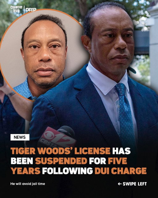 Tiger Woods will lose his driver’s license for five years after reaching a plea deal following his alleged DUI crash in March‼️

Tiger pleaded no contest to reduced charges of reckless driving and refusal to submit to a lawful test

He also agreed to pay $1,500 in fines