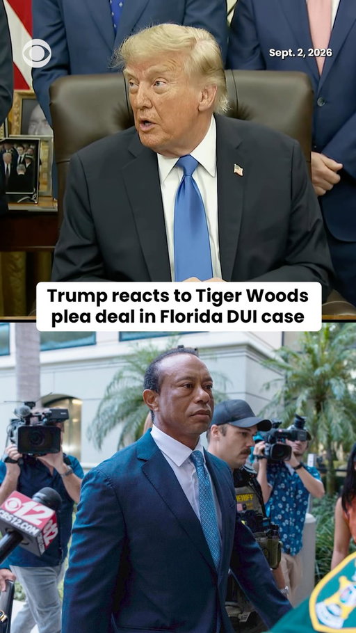 President Trump said golf legend Tiger Woods is “a great guy” who suffers “great pain” and that he’s glad the Florida DUI case was resolved Wednesday.

“He had a back operation that did not work out well and he is under pain. And so, it’s a tough deal when you’re taking a painkiller,” Trump said. “He’s just a very special guy.”

Woods pleaded no contest to a reckless driving charge in his Florida DUI case, months after pleading not guilty to two misdemeanor charges. He agreed to a five-year suspension of his driver’s license and a $1,000 fine.