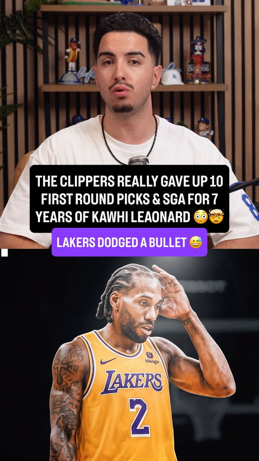 Kawhi Leonard played in Los Angeles for 7 years without the pressure that comes with the Lakers and he’s now going back to Toronto where he’s beloved.

The NBA completed their cap circumvention investigation involving the Clippers and Kawhi and took 5 first-round picks from the team along with a $30 million fine among other penalties.

Kawhi’s camp reportedly approached the Lakers in 2019 free agency with similar requests against the rules and he signed with the Clippers instead.

WILD.

Shot by Noel Sanchez, @noisebynoel 🫡

#losangeles #lakers #nba #clippers #news