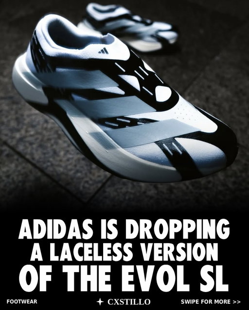 Adidas is dropping a laceless version of the EVO SL 🔥😤

It’s actually already out now, but only overseas. The adiZero EVO SL Laceless swaps the lace-up for a sock-like slip-on fit, borrowing some of its security features from the EXO build. No US date yet, but international availability usually means a stateside drop isn’t far behind. Expect pricing around $160-170, in line with the EVO SL Zip.

Would you cop the laceless version or stick with the original lace-up? Lmk in the comments 👇

#adidas #running #sneakers #footwear #sneakernews