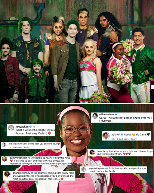 The Disney family is remembering Carla Jeffery and surrounding her family with love. ❤️‍🩹❤️‍🩹

📷: Getty

#disney #disneychannel #zombies