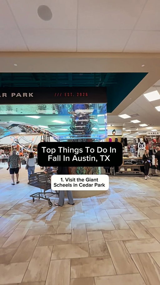 I went to visit the new Scheels in Cedar Park. It was a madhouse on The Weekend but I went on a weekday and it wasn’t bad at all! #atx #austinfoodadventures #cedarpark