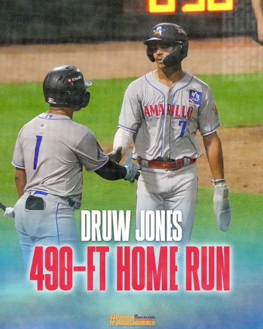 NO. DOUBTER.

Druw Jones hits one to the MOON🚀🌙