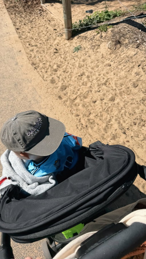 Comforting my toddler because he slipped and fell on his way to punch me 😭