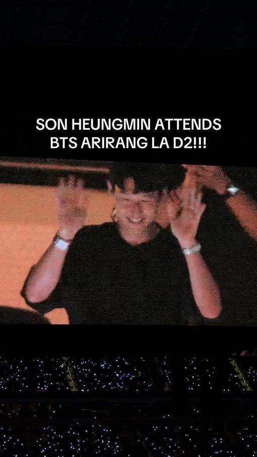 SON HEUNGMIN IS AT TONIGHTS BTS SHOW IN LA!! @bts.bighitofficial 

bts, bts arirang, bts LA, bts arirang LA, son heungmin, bts army, kpop

#bts #bts_worldtour_arirang_losangeles #bts_worldtour_arirang #sonheungmin