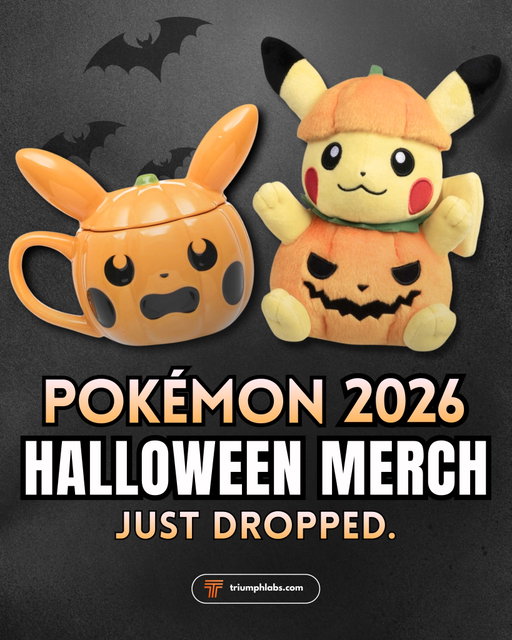 Spooky season came EARLY 👻🎃 Pokémon’s 2026 Halloween merch just dropped! 

You can only pick ONE from the Pokémon Halloween 2026 drop… what are you choosing? 👀

#pokemon #pokemontcg #pikachu #pokemoncommunity #pokeween