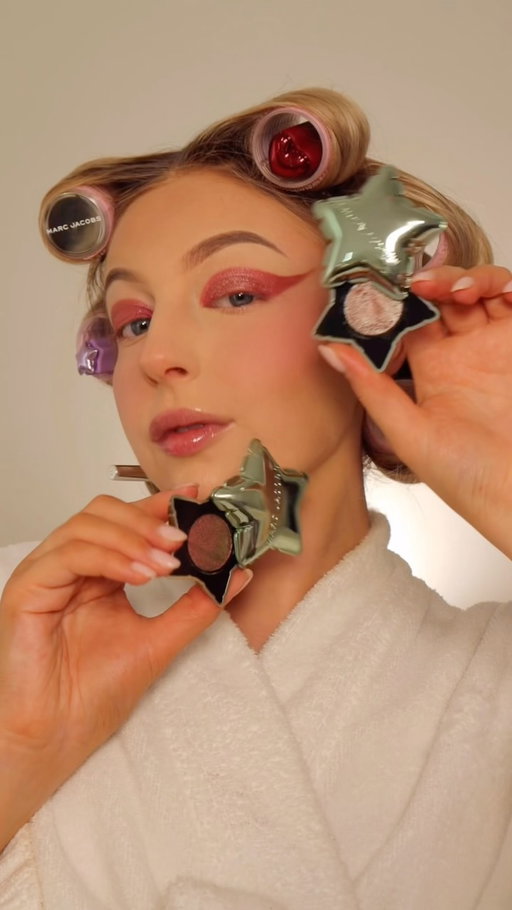 This is my Beauty Marc 🩶 What’s yours? 

Marc Jacob’s Beauty is available at Sephora 
@sephoraaus @MarcJacobsBeauty AD 

Products: 

Legally Bronze Bronzer 

Joystick Blush Stick 

Born Star Cream To Powder Eyeshadow 

Moneyshot Highlighter Gel 

Flashes Volumizing Mascara 

Heart On Shine Lipstick 

#MarcJacobsBeauty