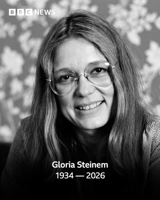 Gloria Steinem, who became a face of the women's liberation movement in the US, has died, aged 92, her foundation said.
 
She "passed away peacefully" at her home in New York City, "surrounded by many who loved her", a post on Instagram said. 
 
Steinem, who was a writer and magazine editor, co-founded the Women's Action Alliance, a group dedicated to fighting sexism, more than 50 years ago.
 
Tap the link in @BBCNews’s bio to read more about her life.
 
(📷 Getty Images)
 
#BBCNews