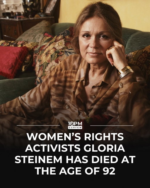 Gloria Steinem, one of the most influential voices in the modern women’s rights movement, has died at 92 years old. ❤️🕊️

For more than five decades, Steinem fought for gender equality and women’s civil and reproductive rights. She helped co-found Ms. magazine, the National Women’s Political Caucus and the Women’s Media Center, inspiring generations of women along the way.

Her foundation said she passed away peacefully at her New York City home surrounded by loved ones.
