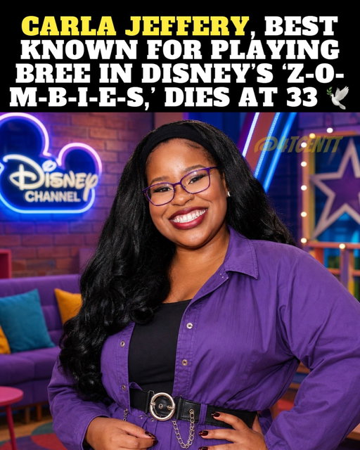 carla jeffery, best known for playing bree in disney’s “z-o-m-b-i-e-s” franchise, has sadly passed away at just 33 years old. her talent agency confirmed the heartbreaking news, while a cause of death has not been publicly revealed. 🕊️💔 

#carlajeffery #zombies #disney #rip #trending