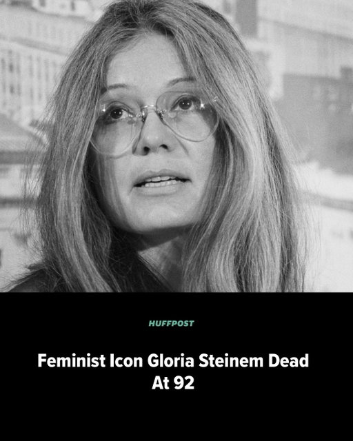 Feminist activist Gloria Steinem, a trailblazer and one of the most prominent voices in the U.S. women’s movement, has died, her foundation announced in a statement posted on social media on Thursday. She was 92.

Read more at our link in bio 🔗