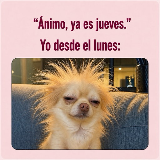 Mi cuerpo vino a trabajar, yo no sé ni dónde ando.