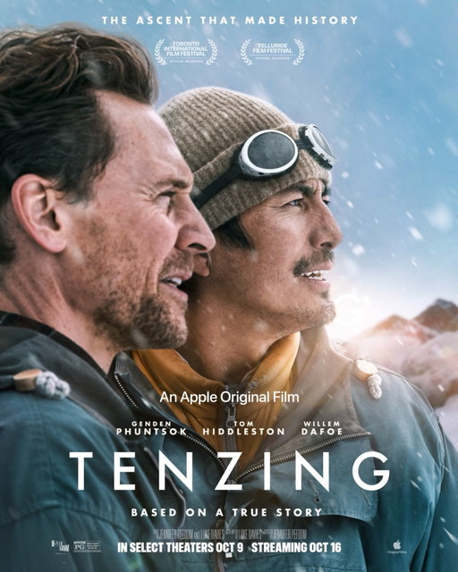 From the Himalayas to the Rockies.

Tenzing will make its World Premiere at the Telluride Film Festival.

#Tenzing #TomHiddleston #GendenPhuntsok #AppleTV
