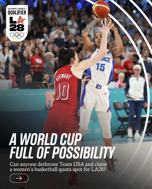 🏀🤩 What a week of basketball we have in store!

The best in the world will battle it out in Berlin for the 2026 FIBA Women’s Basketball World Cup, and there’s an LA28 ticket up for grabs too. 🎟️

#Olympics #FIBAWWC