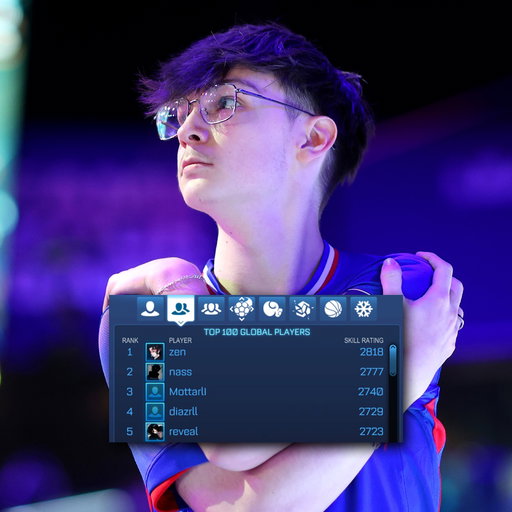 Zen has broken the MMR record in 2s with 2818