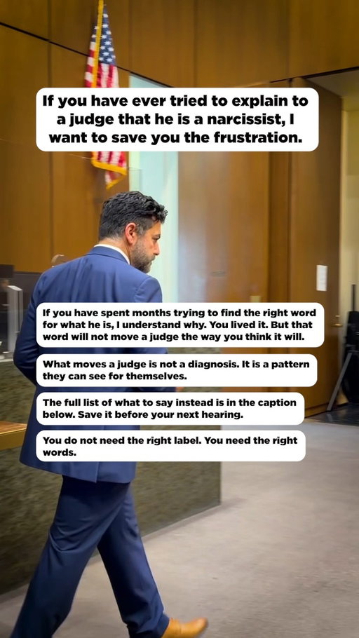 Calling your ex a 'narcissist' in court won't win your custody battle. Here is what actually will.