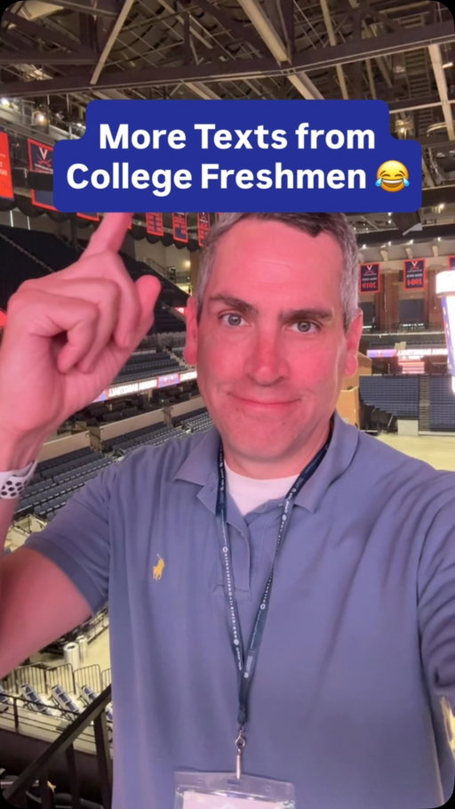 A lot of laundry confusion 😂 All from your messages and comments. And yes, I know a lot of colleges say “first-year” now 💙🧡 #teenager #college #text #freshman #funny