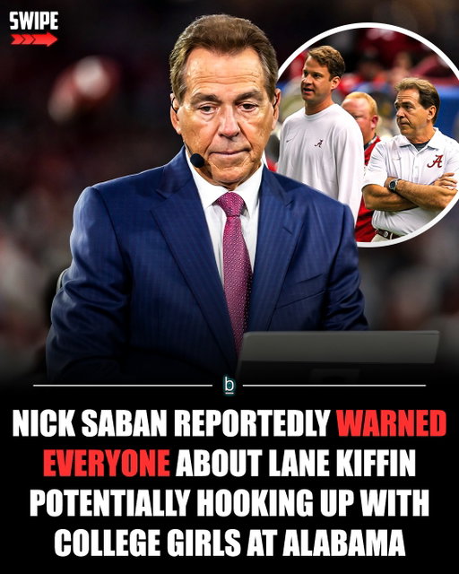 Nick Saban was reportedly so concerned about Lane Kiffin’s behavior at Alabama that he warned his staff to keep him away from college girls. 😬

A new book by college football insider John Talty reveals the bizarre relationship between Saban and Kiffin, including Kiffin’s wild nightlife in Tuscaloosa while his wife Layla and their kids remained in California.

According to the book, Kiffin became a regular at Tuscaloosa-area bars. On one occasion, an Alabama staffer reportedly had to go to Innisfree Irish Pub to retrieve a golf cart Kiffin had left there the night before. 🍻

“[Innisfree co-owner Derick] Purdy would call me and say, your boy Lane’s back in here asking where the hotties are,” former Alabama staffer Josh Booty said. “‘Can you introduce me to hotties?’”

One friend of Kiffin’s reportedly feared he was going to “drink himself to death.” 🤔

His behavior eventually reached Saban’s desk after Terry Saban reportedly heard that Kiffin, who was living separately from his family, was out trying to pick up women.

Saban’s message to at least one staff member was blunt:

🗣️ - “You’ve got to keep Lane away from the girls that are in college,” Saban said, according to a former coach. “Just keep him away from the sorority girls. Make sure they’ve graduated college or are working a job.”

Despite Kiffin avoiding any major public scandal, multiple Alabama sources reportedly believe his off-field behavior ultimately cost him a chance to succeed Saban as the Crimson Tide’s head coach. 

Talty’s book, Lane Being Lane: The Story of Lane Kiffin, College Football’s Agent of Chaos, releases September 15. 📚

Follow 👉 @brobible for all things “dude” 😎 

#ncaa #collegefootball #alabama #guys #men