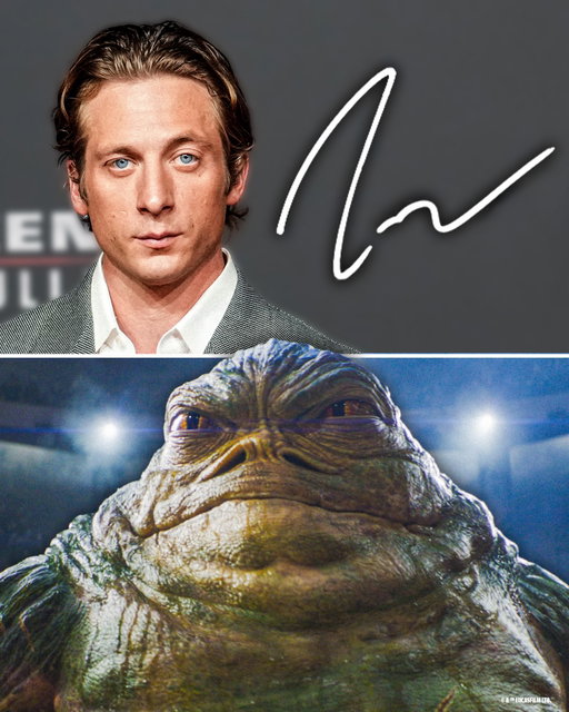 Jeremy Allen White, voice of Rotta the Hutt in Star Wars: The Mandalorian and Grogu, has autographed trading cards inside 2026 Topps Chrome STAR WARS™ 👀

Available on September 30 🔥 Star Wars: The Mandalorian and Grogu streaming now on Disney+.