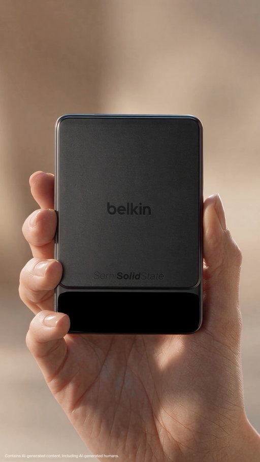 The next generation of portable power is here. ⚡

Meet Belkin’s new semi-solid-state power bank, built to bring more power wherever the day takes you.

#Belkin #PortablePower #PowerBank #TechLaunch #TechEssentials