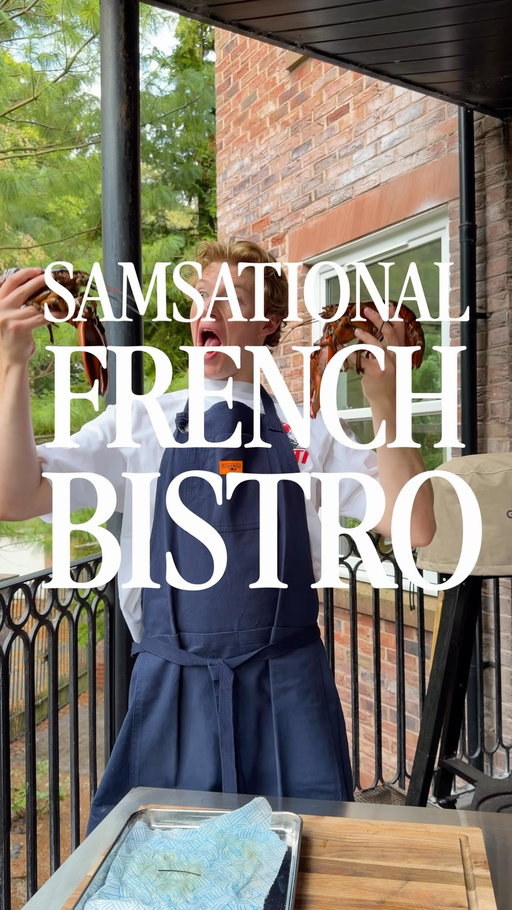 I OPENED A FRENCH BISTRO ON MY BALCONY

While I was in Japan, I watched episode two of @dinnerbyben ‘stage’ in which he goes to @camille_se1 and makes their pigs head. As soon as I touched down in London, I headed straight there to try it for myself and it did not disappoint! It’s probably my new favourite spot in London! Anyway, I knew I had to recreate it :)

The flatbreads are inspired by the ones made at @strakers__ and in @thomas_straker cookbook.

My meat is, as always, from the wonderful @hgwalter , and my god they really came through with this magnificent pigs head!!

T-shirt is from @buetti___ 
I got my steak knives from @fablehome
