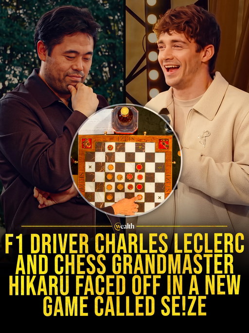 Charles Leclerc challenged Hikaru Nakamura in the new strategy game SE!ZE. 🏎️🎲

Ahead of the Italian Grand Prix, the Ferrari driver and chess grandmaster competed before a live Monza crowd on September 1. 

Leclerc developed SE!ZE with Chivas Regal and game designer James Wallis; players move guards and bosses across a 60-square board using upgrades and traps. 

The name means 16 in French, nodding to Leclerc’s racing number.

#CharlesLeclerc #HikaruNakamura #SEIZE #Monza #StrategyGames
