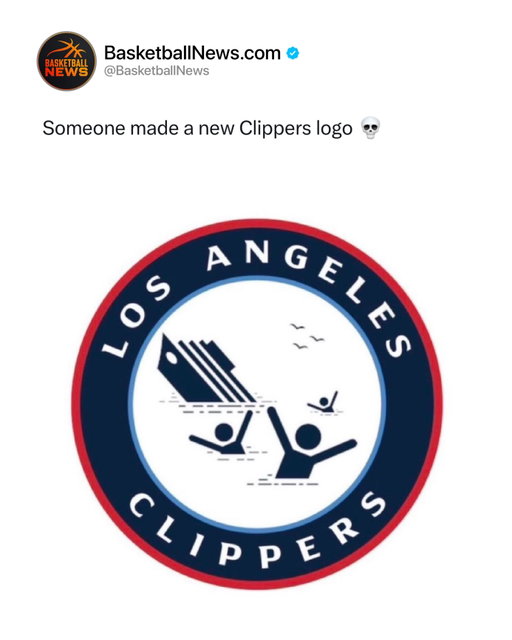 This is a perfect logo for how their team is doing right now🤣🤣

The Clippers are in a massive mess right now after the NBA ruled that the organization violated salary-cap rules involving Kawhi Leonard and outside endorsement deals. The investigation found that the Clippers helped create off-court income opportunities for Kawhi that the league believed were being used to give him extra compensation outside his NBA contract. 

The punishment is brutal. Los Angeles lost five first-round picks from 2029 through 2033 and was fined $30 million. Owner Steve Ballmer was suspended from team and league activities for a full year, while multiple Clippers executives were also suspended. Kawhi was fined $700,000, and the organization will be monitored by the NBA for the next five years. 

It makes the entire Kawhi era look even worse for the Clippers. They already gave up an enormous amount to build around Kawhi and Paul George, dealt with years of injuries and playoff disappointments, and now they’ve lost another huge chunk of their future draft capital. The Clippers strongly deny the NBA’s findings and say they plan to fight the penalties, so this situation still might not be completely finished. 

Via clipperslead on X 

Follow @basketballnews to stay tapped in if you love sports and basketball