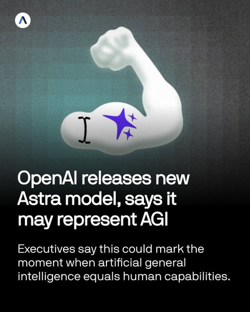 ✨ OpenAI today released GPT-6 Astra, which president Greg Brockman called a "generational leap" and said could eventually be seen as the arrival of artificial general intelligence, or AGI.

WHY IT MATTERS: Astra pushes AI agents closer to doing complex professional work on their own.

🔗 Click the link in bio for the full story.

✍️: Ina Fried

🎨: Brendan Lynch/Axios