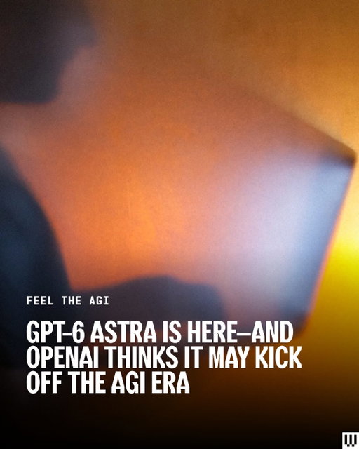 OpenAI announced Thursday the launch of its next generation AI model, GPT-6 Astra, which the company claims is state of the art at navigating computers and web browsers, writing software, and solving difficult math problems.

In a press briefing with reporters, OpenAI executives made it clear that they feel very confident about the company’s latest AI model. President and cofounder Greg Brockman says he personally believes the world is now in the era of artificial general intelligence, or AI systems that are generally smarter than humans.

“It’s not unreasonable to feel that we are now in the AGI era,” Brockman told reporters. “I think that if we fast forward a couple of years, when we look back and say, ‘When was it really that AGI was created?’ I think it's going to be about this time, and I think it might be about this model."

OpenAI is releasing GPT-6 Astra at a critical moment for the company. The ChatGPT maker is trying to rapidly advance its technology and boost sales ahead of a planned initial offering while simultaneously avoiding compromising on safety and security. OpenAI is also facing stiff competition from Anthropic, its most important rival, which is also working on an upcoming IPO.

In a blog post, OpenAI calls GPT-6 Astra the “world’s best computer use model,” claiming it can navigate computers and web browsers on behalf of humans far better than its predecessors. AI companies have historically struggled to make models that can reliably browse websites, fill out forms, and manipulate software tools quickly and accurately enough to replace humans.

Tap the 🔗 in bio to read the full story.