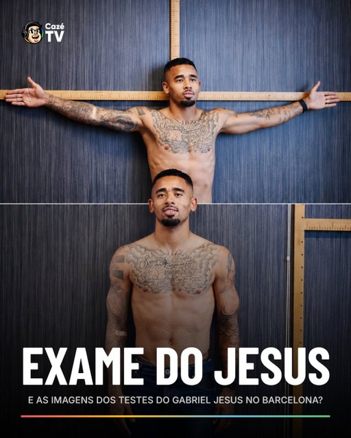 E as imagens que o Barcelona divulgou do Gabriel Jesus realizando os exames médicos ao ser contratado pelo clube? 👌🏼🔴🔵

🚨 Domingo, a partir de 9h45, tem Valencia x Barcelona, ao vivo na CazéTV! Só VAMOSSSSS! 🇪🇸🏆

#LaLigaNaCazéTV #CoberturaCazéTV #cztv11 #GabrielJesus
