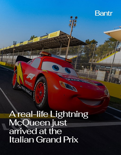 Ka-chow meets Formula 1.

To celebrate 20 years of Pixar’s Cars, Lightning McQueen is heading to the Italian Grand Prix at Monza this weekend, complete with an honorary lap around the legendary circuit.

F1’s Mercedes-AMG safety car is also getting a one-weekend-only Cars-inspired makeover, while a new Cars x Formula 1 collection will drop with apparel, collectibles and die-cast cars.

It all runs September 4–6, with Lightning McQueen Day on September 5.

Twenty years later, Lightning finally made it to Formula 1.

By the way, we have a weekly newsletter rounding up the biggest stories so you don’t have to. One newsletter. Once a week. Link in bio.

Media via @f1 @pixar

#bantrcars #pixars #cars20thanniversary