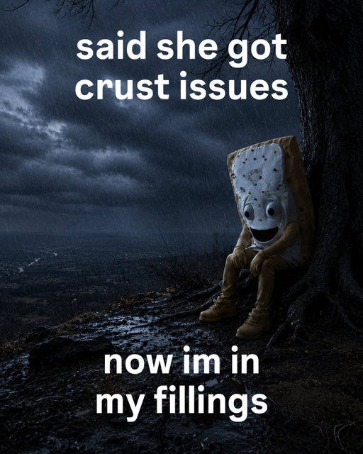 frosting on the outside. absolutely going through it on the inside. 

#relationships #feelings #poptarts #meme #relatable