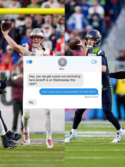 In case you didn’t know... Football starts Wednesday 😉

NEvsSEA – Wednesday 8:20pm ET on NBC/Peacock
Stream on @NFLPlus