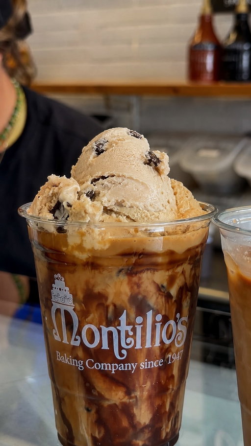 Latte gelato floats have entered the chat ☕️🍨✨ @montilios
