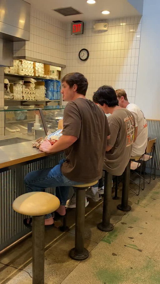 Courtside at Chipotle.