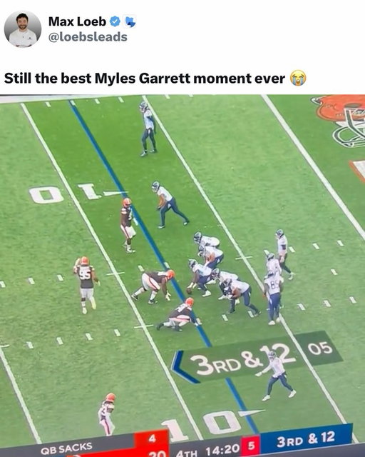 I’ll never forget this Myles Garrett moment 😭🐐

Garrett’s Browns résumé includes 2× AP NFL Defensive Player of the Year (2023, 2025), 5× First-Team AP All-Pro, 2× Second-Team AP All-Pro and 7× Pro Bowl selections. Garrett also set the NFL single-season sack record with 23.0 sacks in 2025, leading the league in both sacks and tackles for loss (33). He became the first player since sacks became official in 1982 with 12+ sacks in six consecutive seasons (2020–2025) and recorded at least 10 sacks in eight straight seasons (2018–2025).

Going to be crazy watching him with Aaron Donald. 🍿

(@nfl)